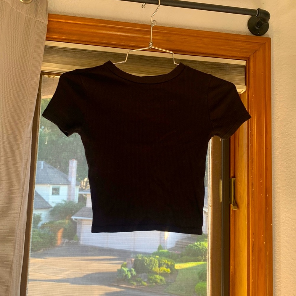 Ribbed crop top